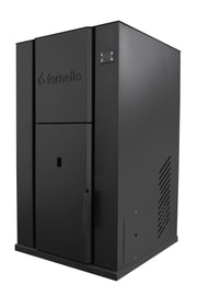 Centrala monobloc pe peleti Fornello Pellet King 40 kw complet echipata pentru incalzire, pompa , vas de expansiune ,supapa de siguranta, automatizare , tiraj fortat, buncar peleti 100 kg, aprindere automata, Clasa energetica A+