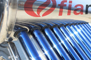 Panou solar nepresurizat FIAMA pentru producere apa calda, cu rezervor inox, 150 litri, 15 tuburi vidate si vas flotor 5 litri
