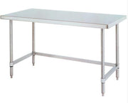 Masă din INOX 800*600*850, AISI 304, demontabila, cu legatura inferioara