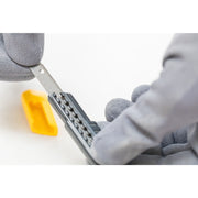 Stanley 0-10-150, Cutter cu blocare prin glisare, dispozitiv de rupere a lamei, 130mm + o lama segmentata 9mm