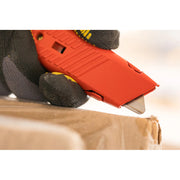 Cumpara acum Cutter metalic cu lama auto-retractabila, 155mm + o lama trapezoidala de la Mesterul Minune