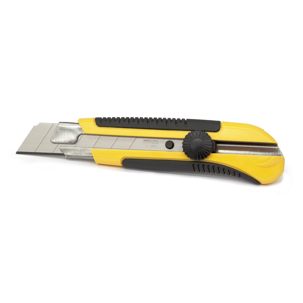 Stanley 0-10-425, Cutter cu blocarea lamei prin roata, DynaGrip, 180mm + o lama segmentata 25mm