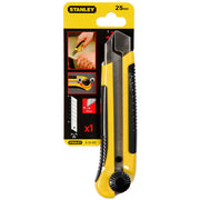 Stanley 0-10-425, Cutter cu blocarea lamei prin roata, DynaGrip, 180mm + o lama segmentata 25mm