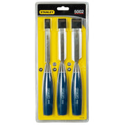 Cumpara acum set 3 dalte 5002 pentru lemn, 12, 18 si 25mm, blister, Stanley de la Mesterul Minune