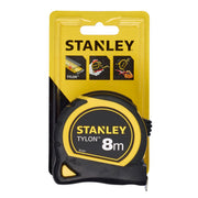 Stanley 0-30-657, ruleta Tylon 8m, tru-zero, protectie din cauciuc, anti-alunecare, 8m x 25mm, blister