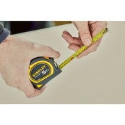 Stanley 0-30-697, ruleta Tylon 5m, tru-zero, protectie din cauciuc, anti-alunecare, 5m x 19mm, blister