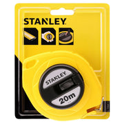 Stanley 0-34-105, ruleta inchisa cu banda de otel 20m, carlig pliabil, lama protejata, manivela pentru mulinare, 20m x 10mm, blister