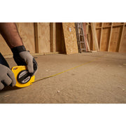 Stanley 0-34-105, ruleta inchisa cu banda de otel 20m, carlig pliabil, lama protejata, manivela pentru mulinare, 20m x 10mm, blister