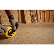 Stanley 0-34-108, ruleta inchisa cu banda de otel 30m, carlig pliabil, lama protejata, manivela pentru mulinare, 30m x 10mm, blister