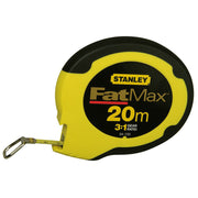 Stanley 0-34-133, ruleta fatmax inchisa 20m, cu banda din fibra de otel, carabina cu agatatoare, angrenaj de multiplicare, 20m x 10mm, blister