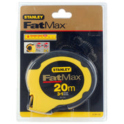 Stanley 0-34-133, ruleta fatmax inchisa 20m, cu banda din fibra de otel, carabina cu agatatoare, angrenaj de multiplicare, 20m x 10mm, blister