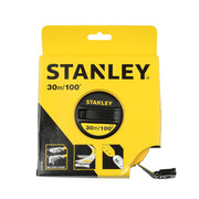 Stanley 0-34-262, ruleta inchisa cu banda de fibra de sticla 30m, tru-zero, vizibilitate ridicata, 30m x 13 mm, blister