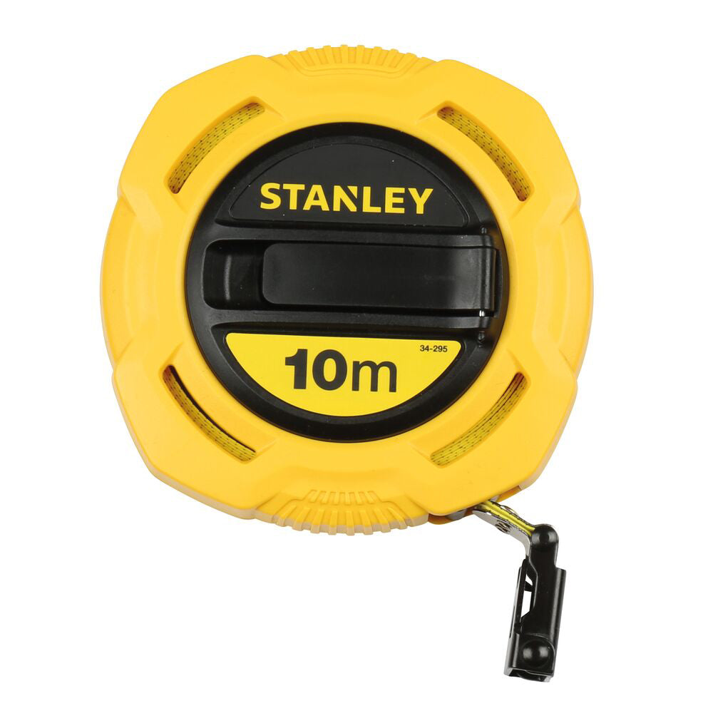 Stanley 0-34-295, ruleta inchisa cu banda de fibra de sticla 10m, tru-zero, vizibilitate ridicata, 10m x 13 mm, blister