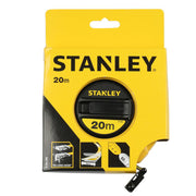 Stanley 0-34-296, ruleta inchisa cu banda de fibra de sticla 20m, tru-zero, vizibilitate ridicata, 20m x 13 mm, blister