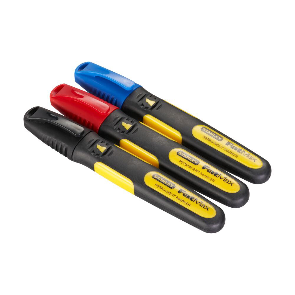Cumpara acum Set 3 markere Fatmax, negru, albastru si rosu, permanente cu varf lat de la Mesterul Minune