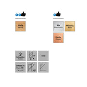 Freza cu 3 caneluri, Datron 0068040A, 8.0x8.0mm