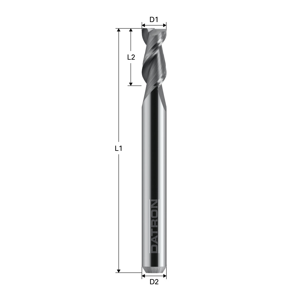 Cumpara acum Freza pentru contur, 2 caneluri, Datron 3.0x8.0x6.0mm, Datron DG2 de la Mesterul Minune
