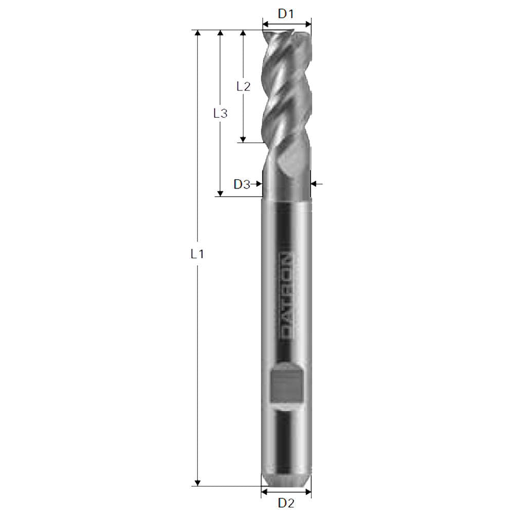 Cumpara acum Freza cu 3 caneluri, Datron 6.0x6.0mm, Datron DG2 0068036A de la Mesterul Minune