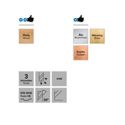 Freza cu 3 caneluri, Datron 0068036A, 6.0x6.0mm