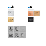 Freza de adancime si raza, 2 caneluri, Datron 0068080K, R 1.0, 8.0x12.0x8.0mm