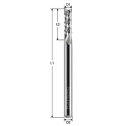 Cumpara acum Freza cu micro dantura, Datron 0.6x3.175mm, Datron DG1 00686506 de la Mesterul Minune
