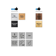 Freza cu varf rotund, Datron 0068174E, o canelura, 4.0x10.0x6.0mm