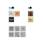 Freza cu raza externa, 2 caneluri, Datron 00684115, R 1.5, 3.0x1.5x6.0mm