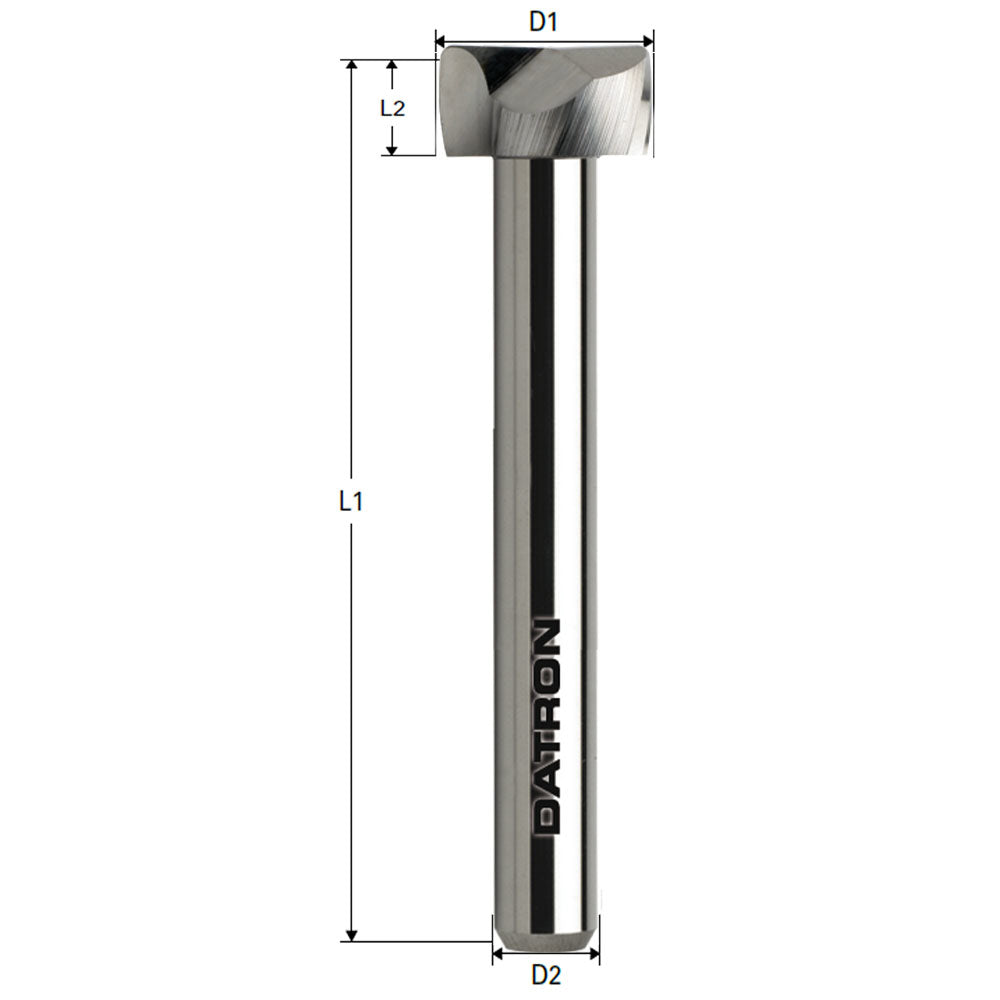Freza etajata frontala, Datron 0068441, 8.0x10.0x6.0mm