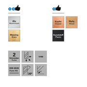 Freza etajata frontala, Datron 0068442A, 14.0x6.0x6.0mm