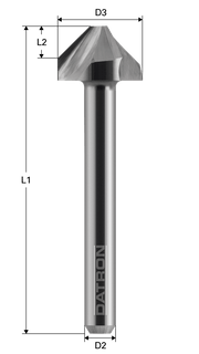 Cumpara acum Freza cu 3 caneluri, Datron 4.0x3.0x6.0mm, Datron DG2 0068485C de la Mesterul Minune