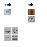 Freza pentru gravura otel, Datron 0068520A, 30 grade, 0.2x40x4.0mm