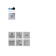 Freza cu 3 caneluri pentru otel, Datron 0068556,  6.0x6.0mm