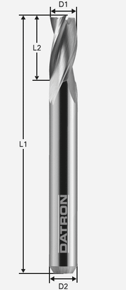 Freza cu 3 caneluri, Datron 00685630, 3.0x3.0x6.0mm