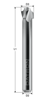 Cumpara acum Freza cu 3 caneluri, Datron 4.0x3.0x6.0mm, Datron DG2 00685810 de la Mesterul Minune