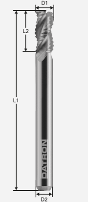 Freza cu 3 caneluri, Datron 00685903, 3.0x6.0x6.0mm