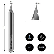 Cumpara acum Freza gravura, Datron 0.1x6.0mm, Datron DG2 0068286G de la Mesterul Minune