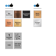 Freza gravura, Datron 0068285G, 0.1x6.0mm