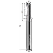 Cumpara acum Freza cu 1 canelura, 4 in 1, Datron 3.0x6.0mm, Datron DG2 0068803A de la Mesterul Minune