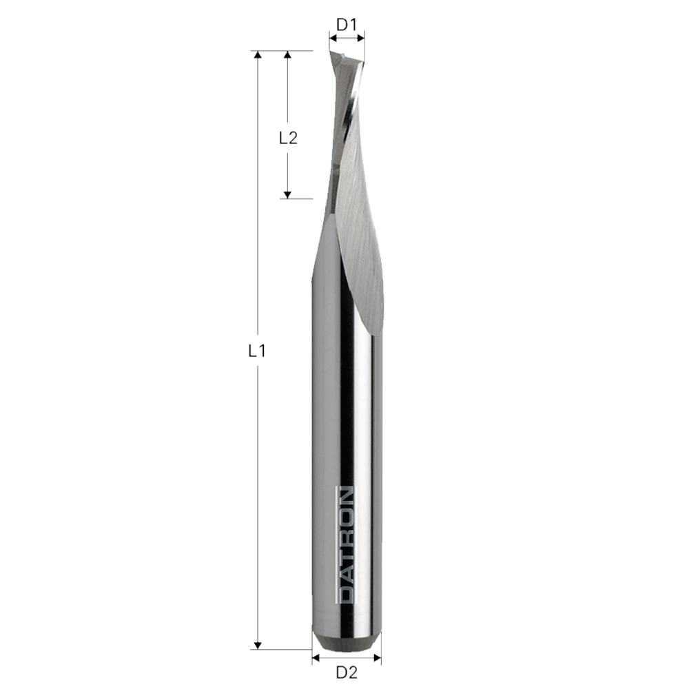 Cumpara acum Freza cu 2 caneluri, HSC+, pt. plastic, Datron 1.5x6.0x3.175mm, Datron de la Mesterul Minune