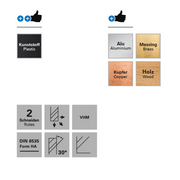 Freza cu 2 caneluri, HSC+, pt. plastic, Datron 0068830K, 3.0x6.0x3.175mm
