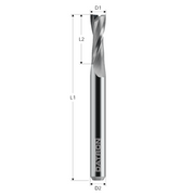 Freza cu 2 caneluri, HSC Fire, Datron 0068878L, 8.0x32.0x8.0mm