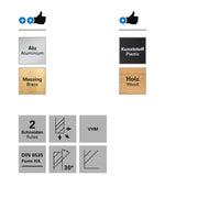 Freza cu 2 caneluri, HSC Fire, Datron 0068870, 10.0x22.0x10.0mm