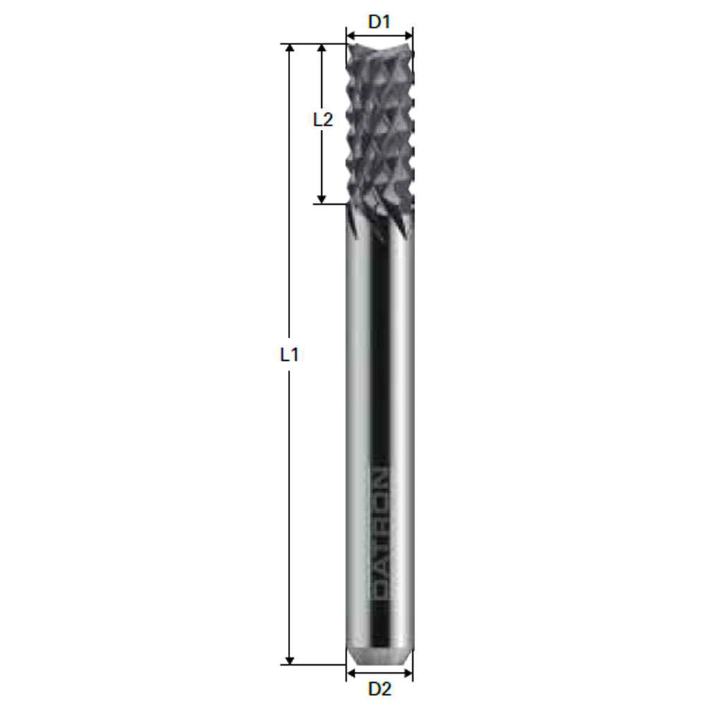 Cumpara acum Freza cu micro dantura, Datron X.CEED, 3.0x3.0mm, Datron DG2 006T130 de la Mesterul Minune