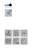 Freza pt. otel, X.CEED, 2 caneluri, Datron 0078015K, 1.5x3.0x3.0mm