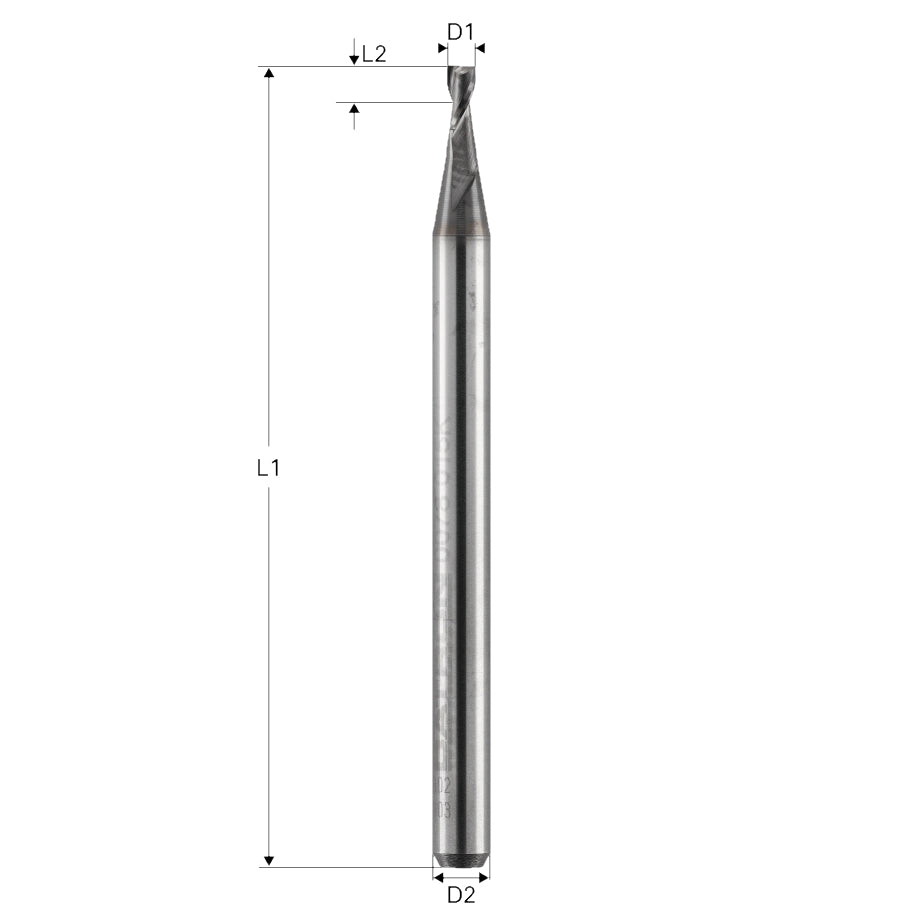 Cumpara acum Freza pt. otel, X.CEED, 2 caneluri, Datron 1.5x1.4x3.0mm, Datron DG2 de la Mesterul Minune