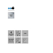 Freza cu 4 caneluri, Datron 0078620, 2.0x6.0mm