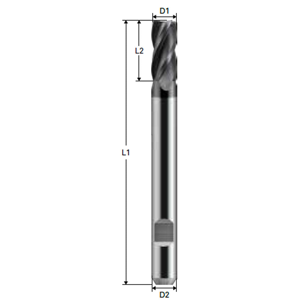 Cumpara acum Freza cu 4 caneluri, Datron 20,0mm, Datron DG2 0078420 de la Mesterul Minune
