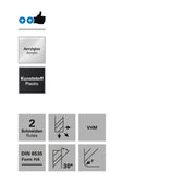 Freza etajata frontala, Plexiglas, Datron 0078442, R 1.0, 12.0x6.0x6.0mm