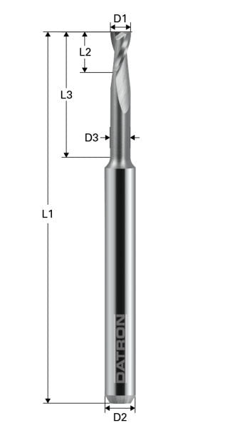 Cumpara acum Freza de adancime, Toric Cut, 2 caneluri, Datron 8.0x10.0x7.7mm de la Mesterul Minune
