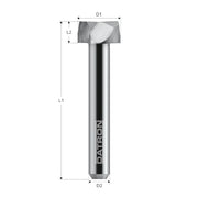 Cumpara acum Freza etajata frontala, Datron 14.0x10.0x12.0mm, Datron DG2 0078814 de la Mesterul Minune